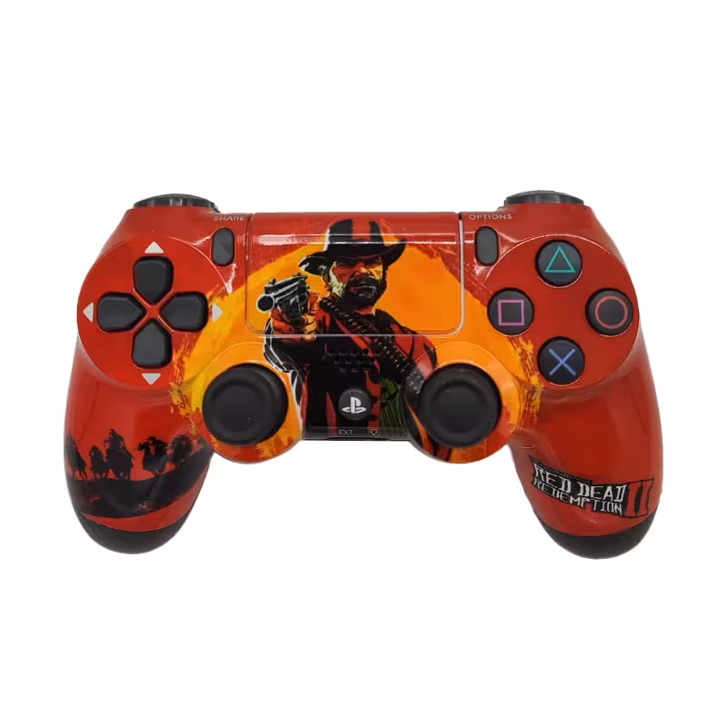 دسته بازی PS4 مدل DualShock 4 طرح رد دد ریدمپشن 2