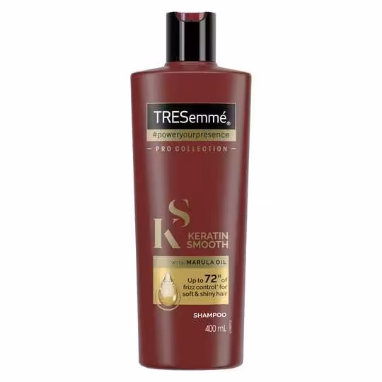 شامپو کراتین ترسمه (ترزمه ) Tresemme Keratin Smooth حجم 400 میلی لیتر