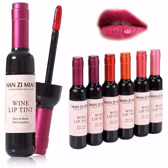 تینت لب طرح شراب شامپاینی | خرید تک و عمده