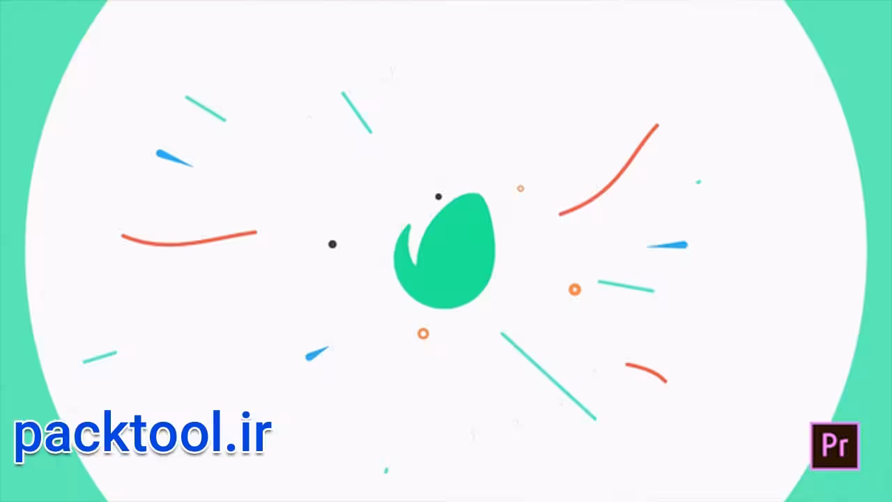 دانلود پروژه آماده پریمیر پرو لوگو موشن فلت Flat Logo - پک تول