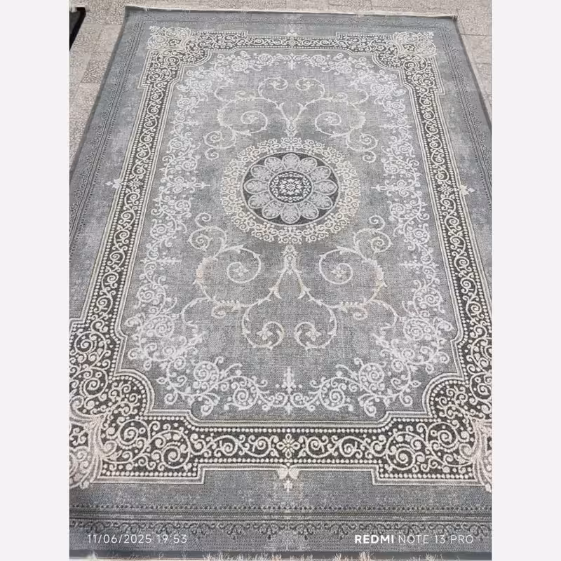فرش 12متری ارزان کاشان نقشه جدید آیه دودی بافت زیبا و نرم