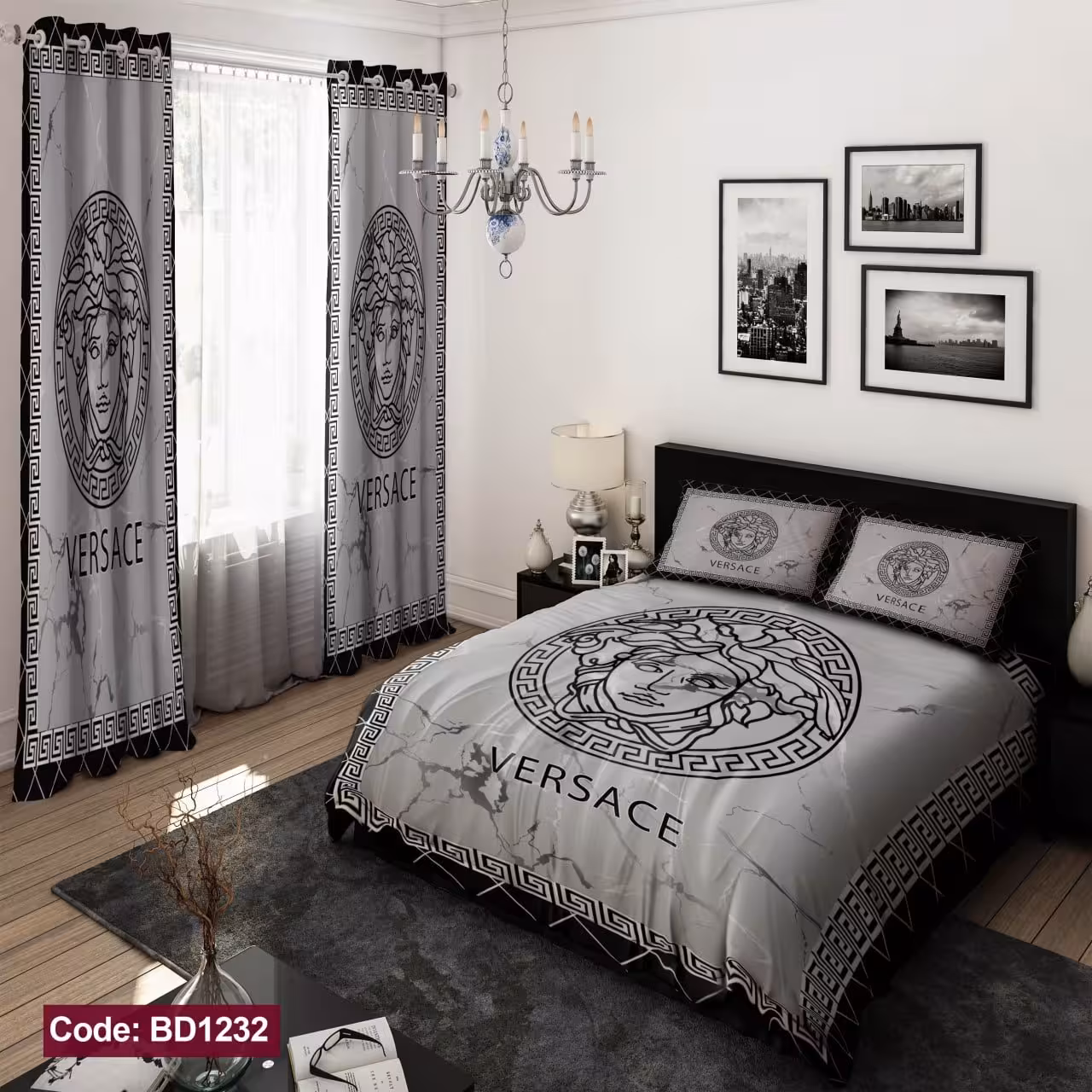 روتختی طرح ورساچه طوسی سه بعدی