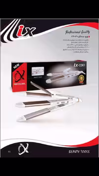 ویو 4کاره ix مدل 2203 .قابلیت استفاده به عنوان صاف کننده فر کننده حالت دهنده مو.200 درجه سانتیگراد گرمایش.گارانتی 2ساله