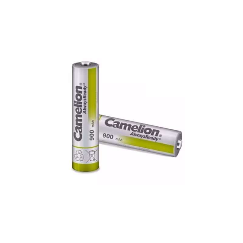 باتری 2 تایی نیم قلمی شارژی کملیون Camelion AlwaysReady 1.2V AAA 900mAh