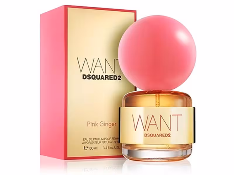 ادکلن زنانه دیسکوارد وانت پینک جینجر ادوپرفیوم Dsquared Want Pink Ginger