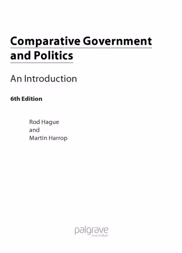 خرید و دانلود نسخه کامل کتاب Comparative Government and Politics: An Introduction