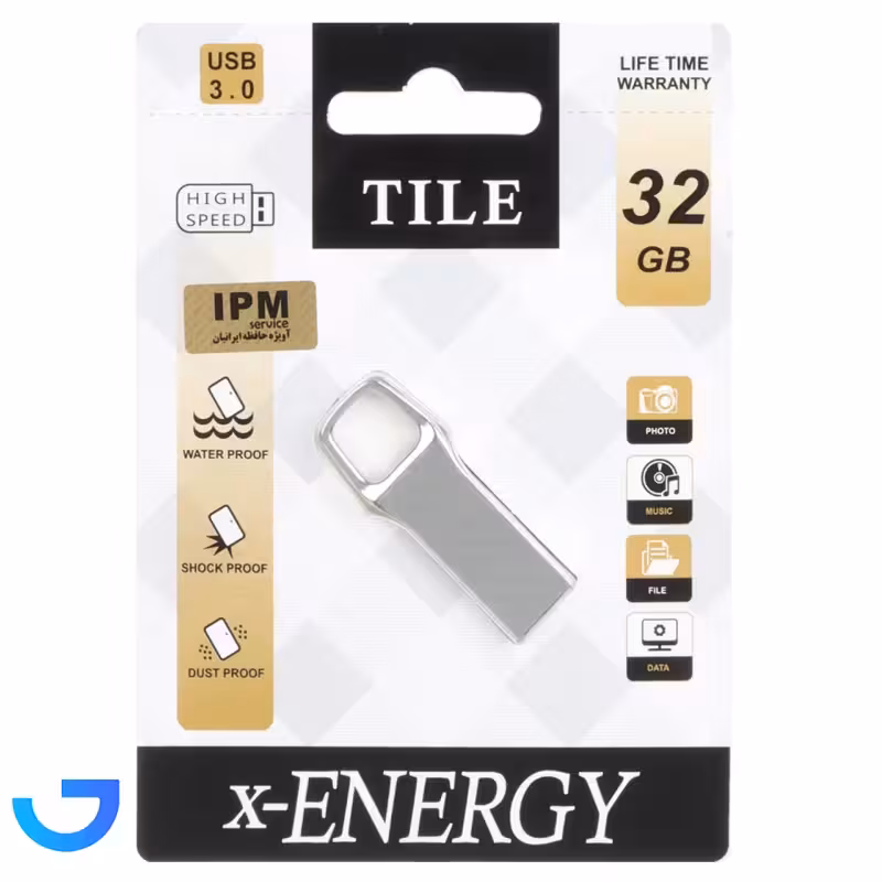جزئیات ، قیمت و خرید فلش مموری ایکس انرژی مدل X-ENERGY Tile USB3.0 Flash Memory - 32GB | فروشگاه آریا