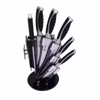 ست چاقو آشپزخانه 9 پارچه مشکی ام جی اس مدل KS9020B