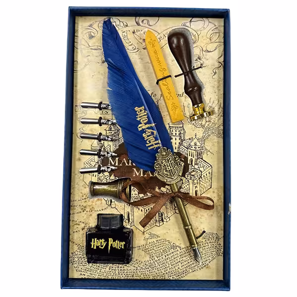 اکسسوری مدل ست قلم پر و جوهر هری پاتر