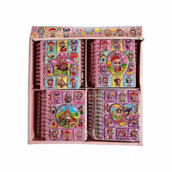 دفتر یادداشت فانتزی (طرح لبوبو)آکواریومی کدLSDD