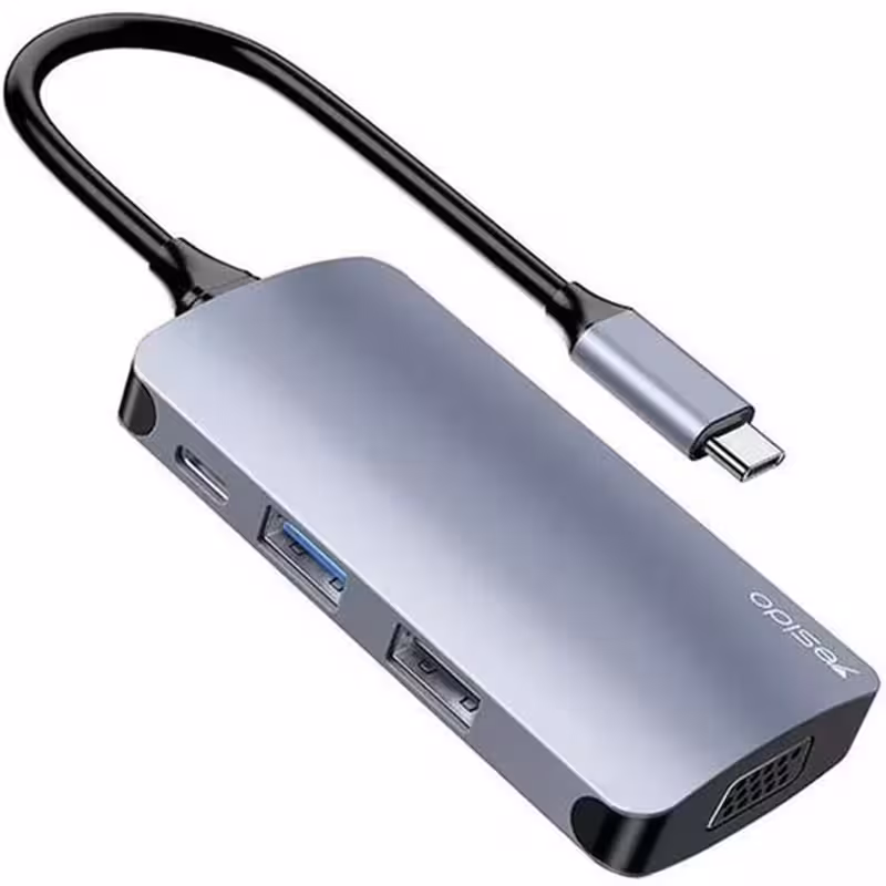 هاب 7 پورت Type-C یسیدو HB16