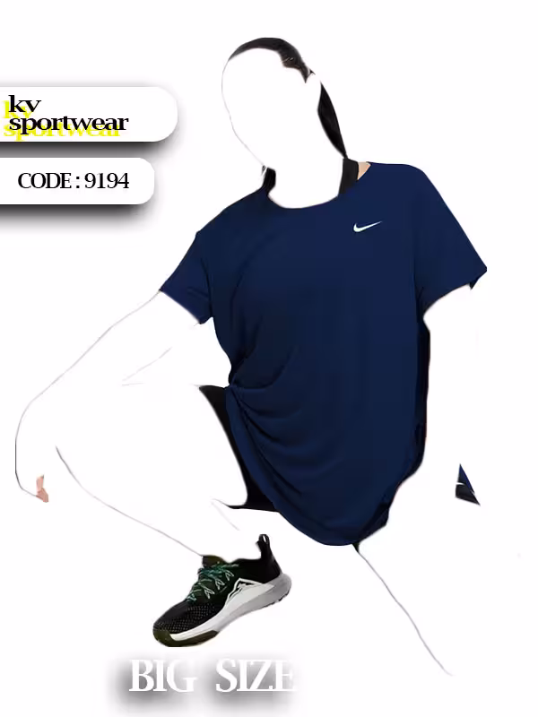 تیشرت سایز بزرگ ورزشی زنانه Nike کد 008