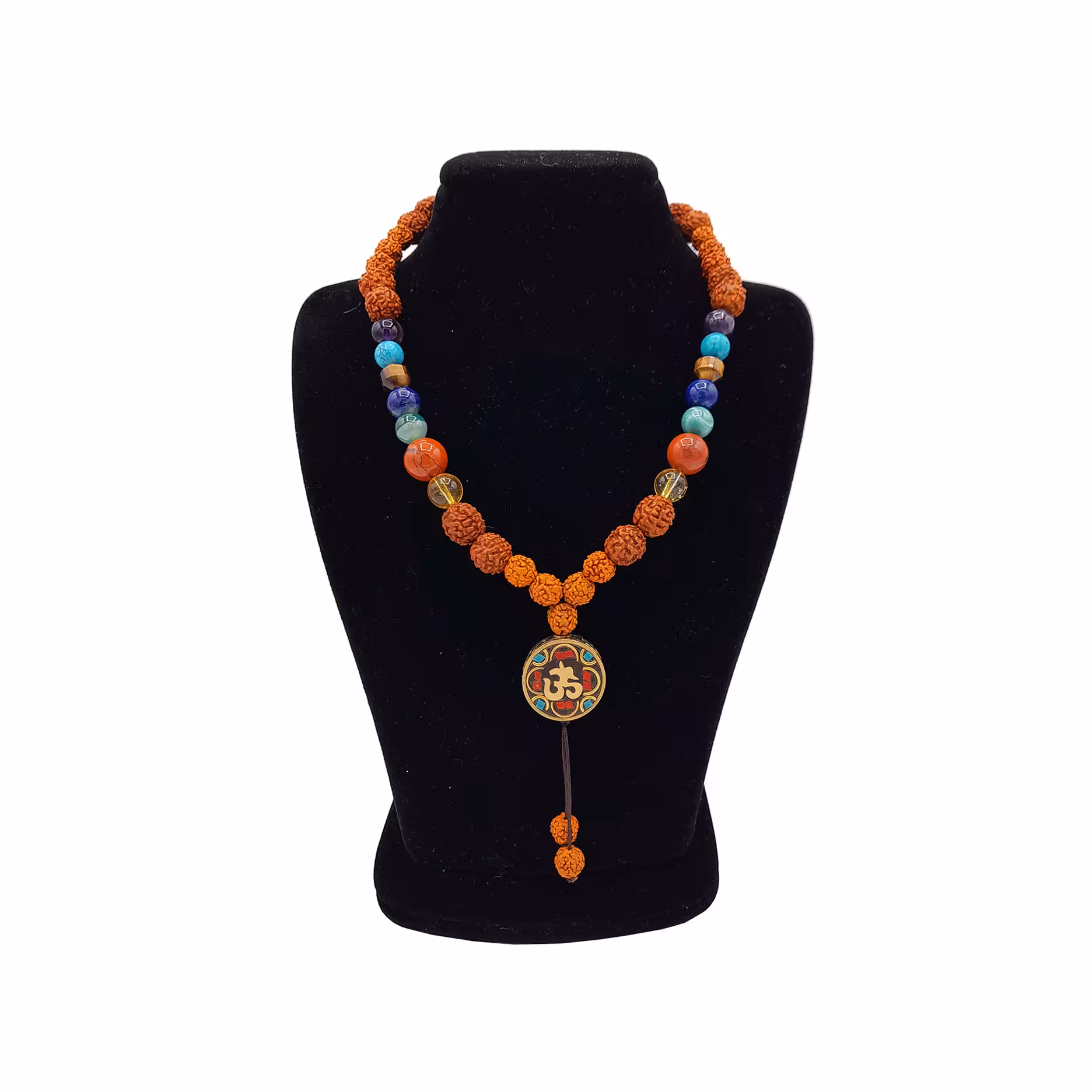 گردنبند رود راکشا و هفت چاکرا تبتی  کد 320020