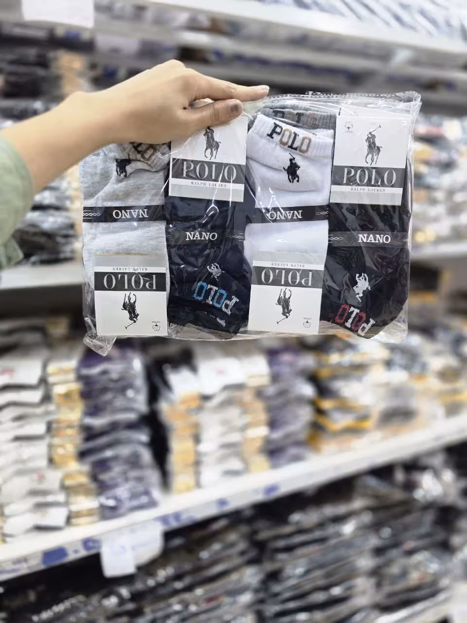 جوراب مچی اسپرت طرح polo کد 1980