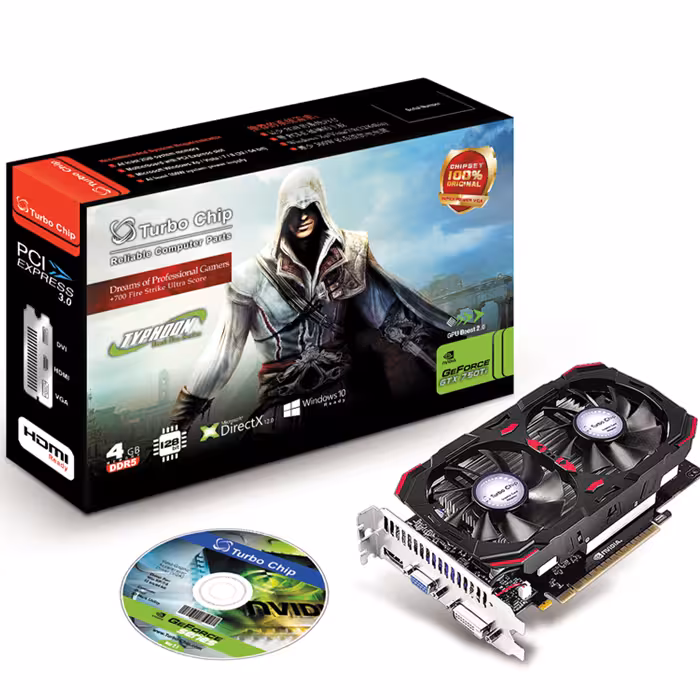 کارت گرافیک توربو چیپ Typhoon GTX750TI 4GD5