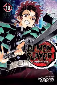 کتاب Comic manga) Demon Slayer 10)