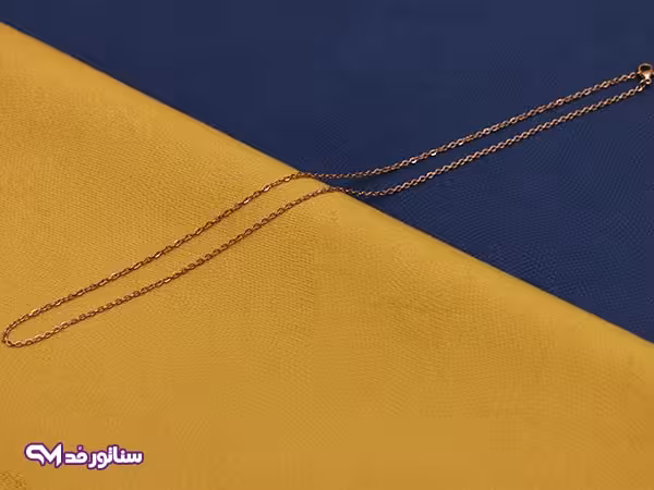 زنجیر استیل رزگلد Z9002