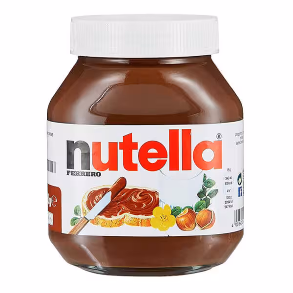 شکلات فندقی nutella حجم 350 گرم  ساخت ترکیه  تاریخ انقضا 2024/04