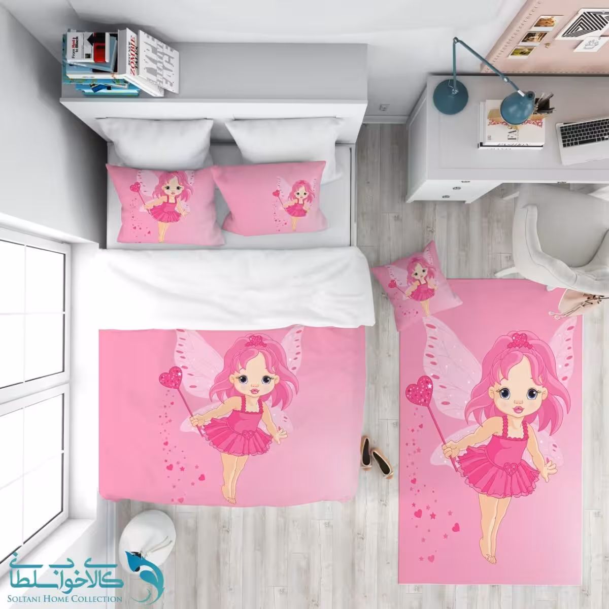 روتختی طرح پری کوچولو سایز یکنفره کد A1705