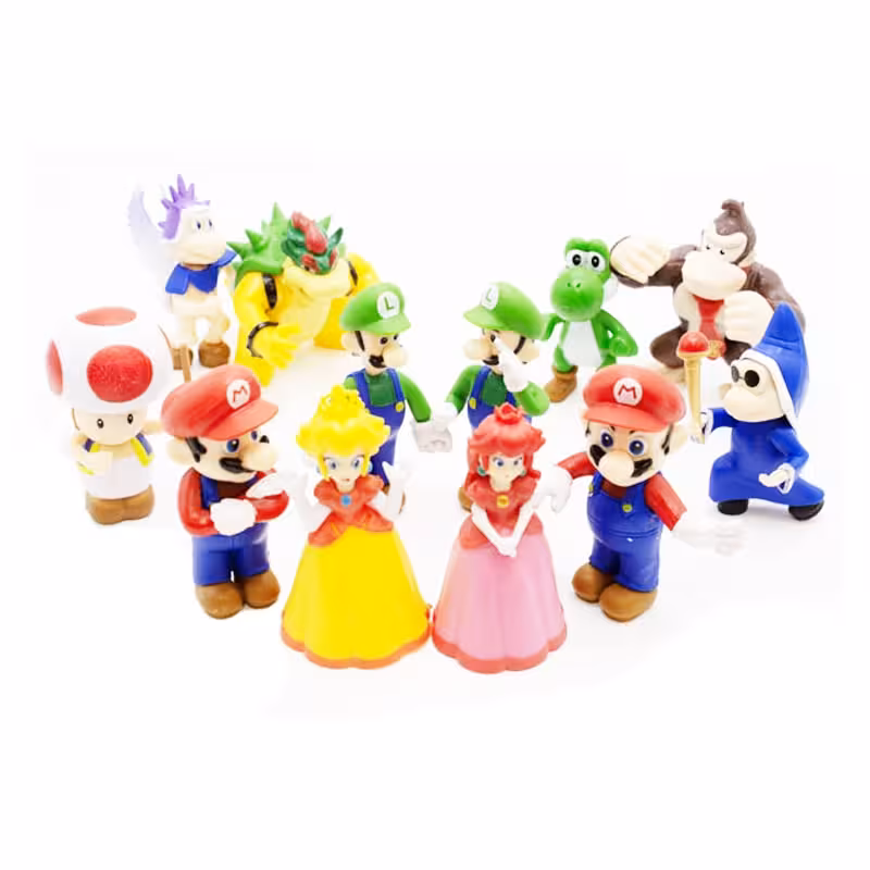 فیگور سوپر ماریو Super Mario مجموعه 12 عددی