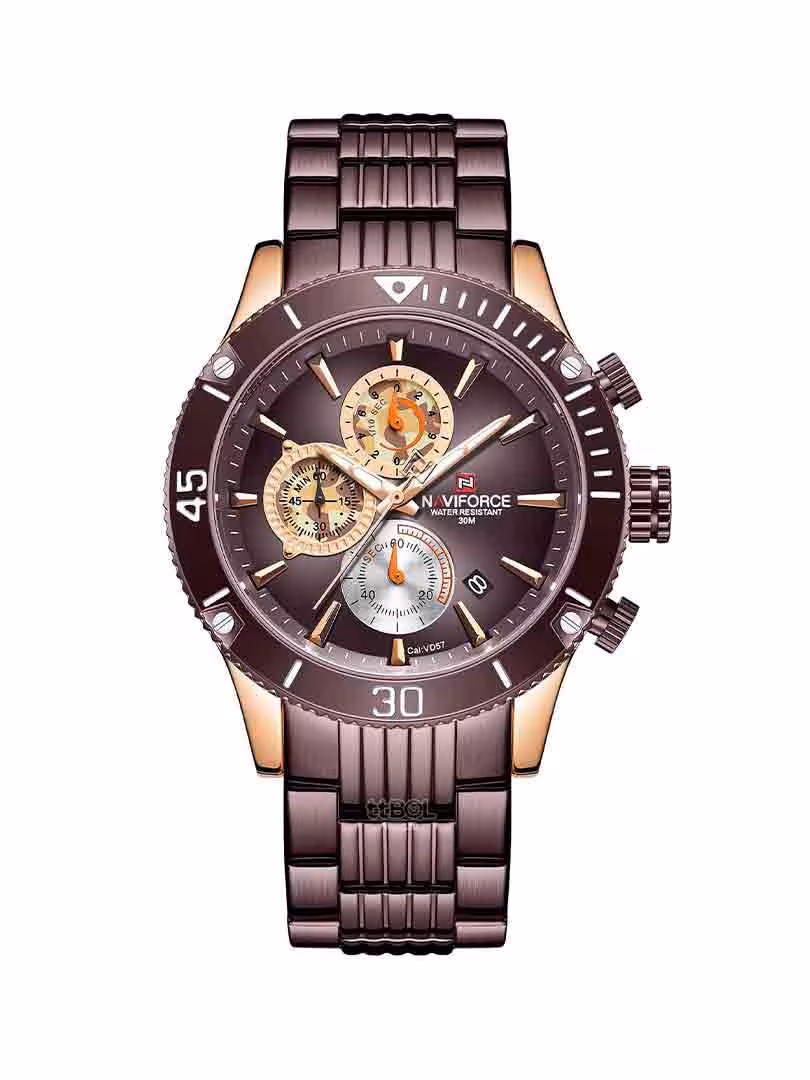 ساعت مچی عقربه ای مردانه نیوی فورس Naviforce NF 9173 RG/CE