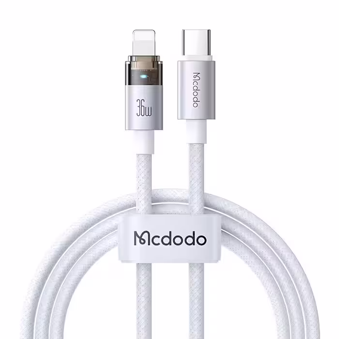 کابل تبدیل USB-C به لایتنینگ مک دودو مدل CA-694 طول 1.2 متر