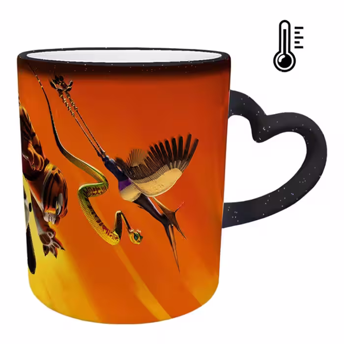 خرید ماگ-لیوان حرارتی  دسته ساده   پاندا کنگ فو کار کد 12