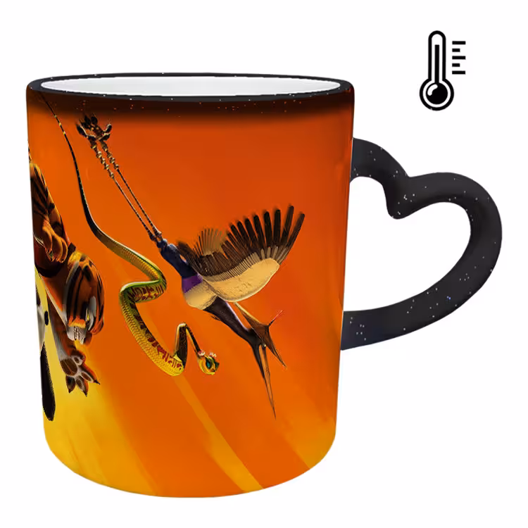 خرید ماگ-لیوان حرارتی  دسته ساده   پاندا کنگ فو کار کد 12