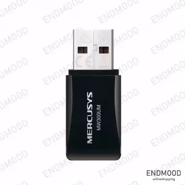 کارت شبکه وایرلس USB بندانگشتی مرکوسیس MERCUSYS MW300UM