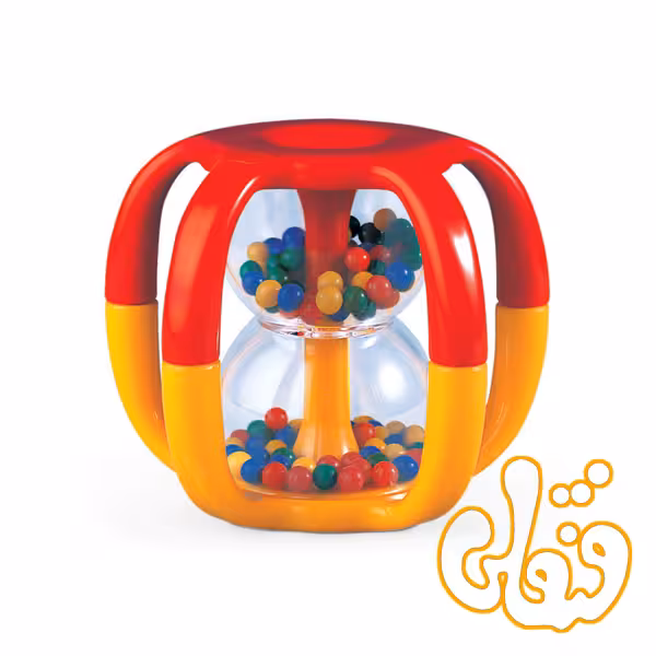جغجغه با دانه‌های رنگی دستگیره‌دار Gripper Rattle 86280