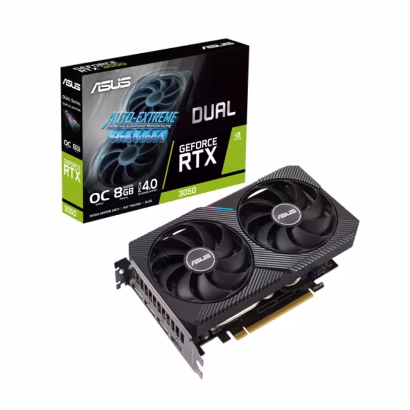 کارت گرافیک ایسوس مدل RTX3050-OC EDITION-DUAL-8GB