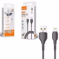 کابل شارژ و دیتا Lightning 1 متری فست کنفی Ldnio LS851 25W