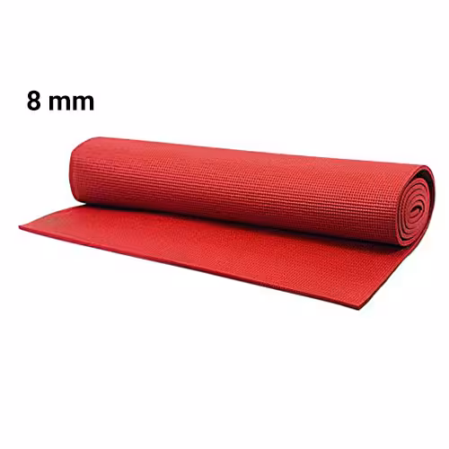 مت یوگا و پیلاتس 8 میلیمتری PVC کد YO-M04