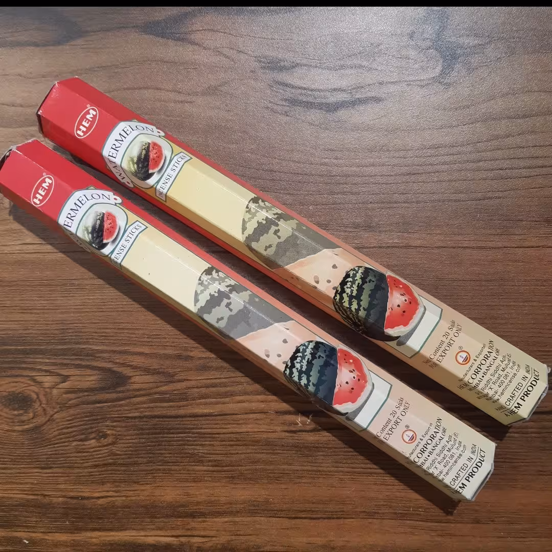 عود هندوانه برند HEM با تخفیف ویژه در بسته بندی 20 عددی