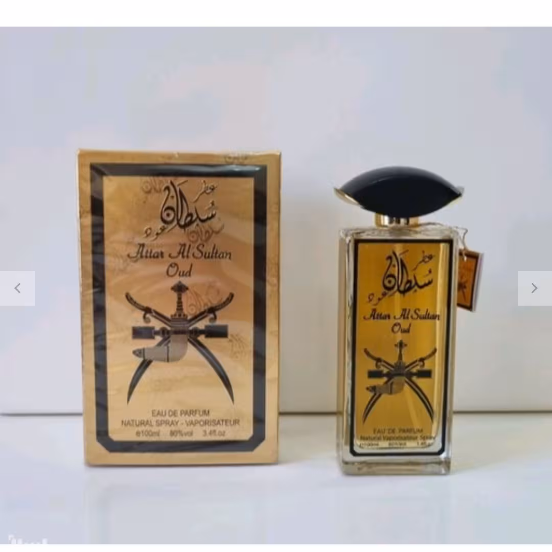 ادکلن سلطان عود قهوه ای