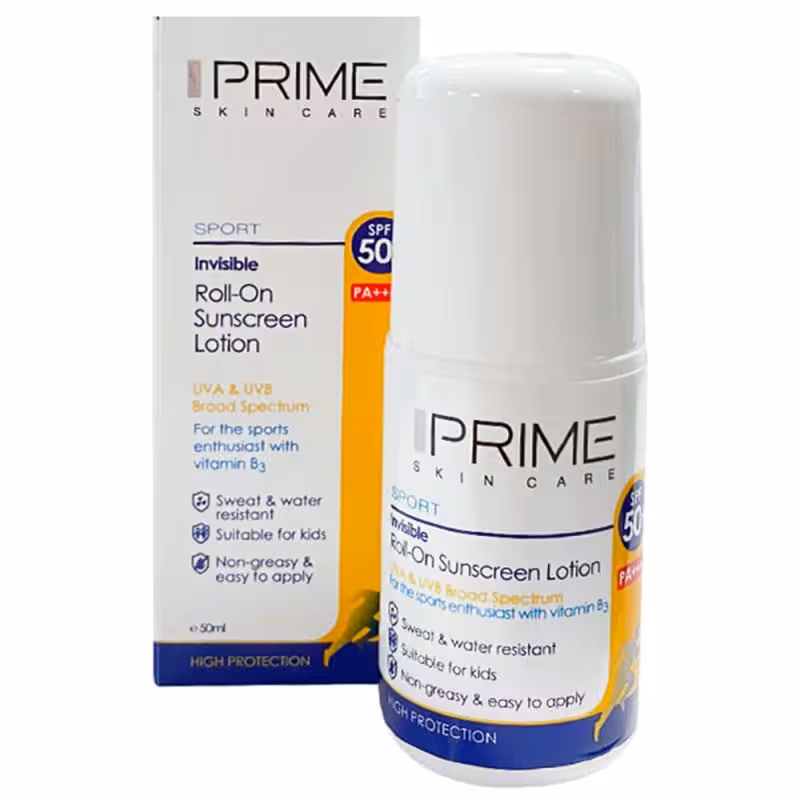لوسیون ضد آفتاب SPF50 پریم