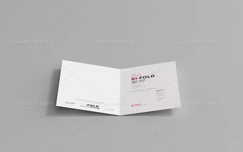 موکاپ بروشور 2 لت | گرافیک با طعم تربچه