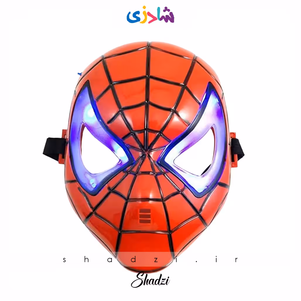 نقاب اسپایدرمن چراغدار بچگانه
