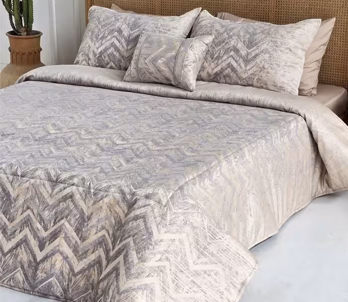 روتختی دونفره طرح ریوگراند مونوکروم پشت براش هرمد