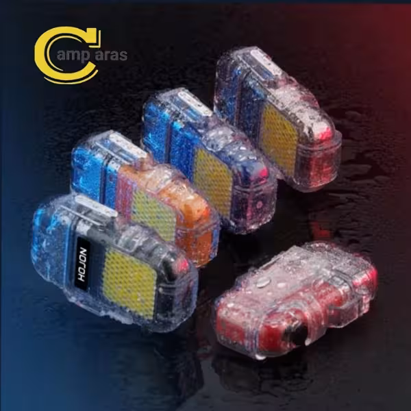 فندک پلاسمایی جیبی ضد آب چراغ دار مدل A44 - کمپ آراس