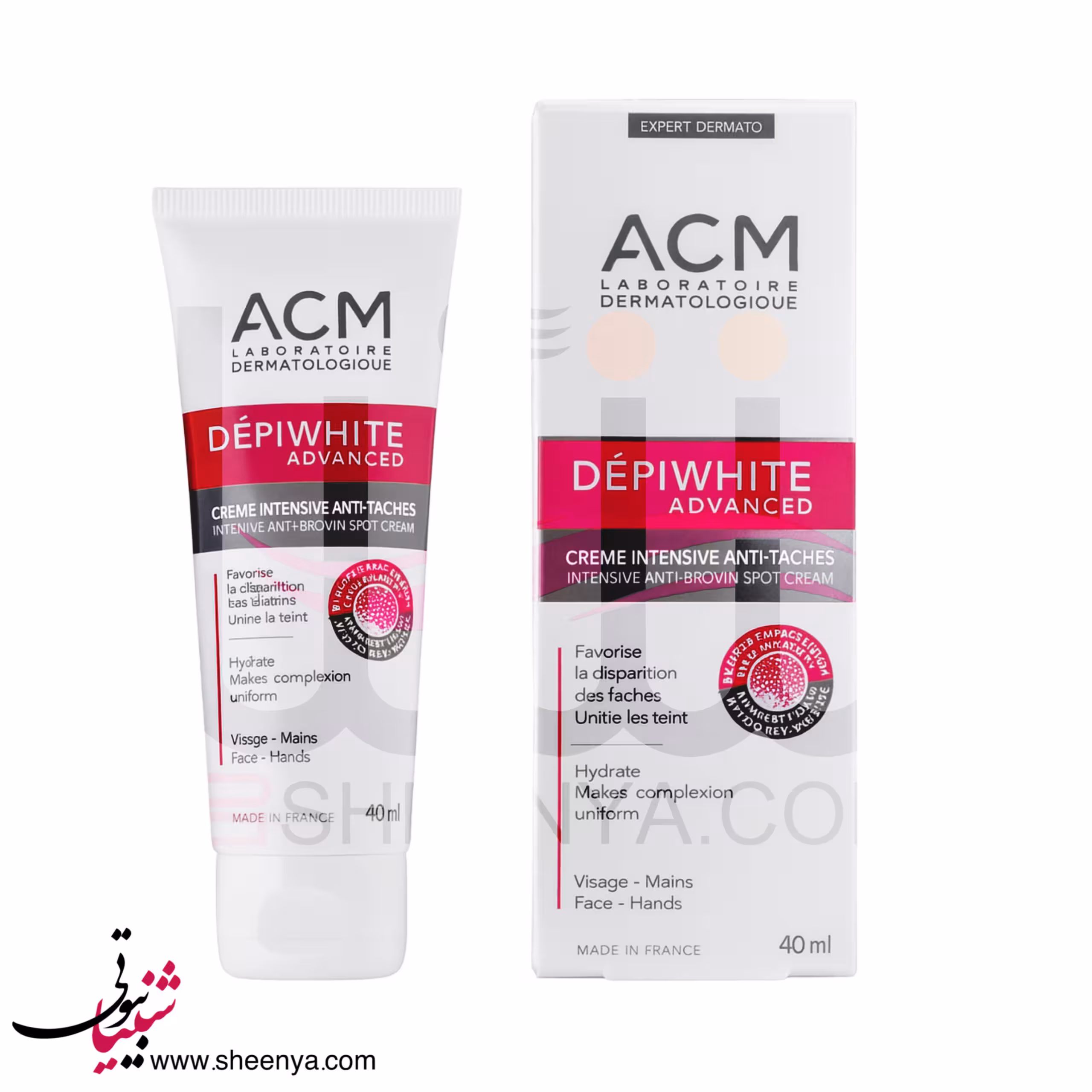 کرم ضد آفتاب رنگی ای سی ام مدل Depiwhite M با SPF50 مناسب پوست معمولی و مختلط حجم 40 میلی لیتر(اورجینال)