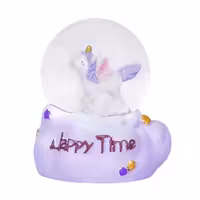 گوی برفی چراغدار کوچک طرح یونیکورن