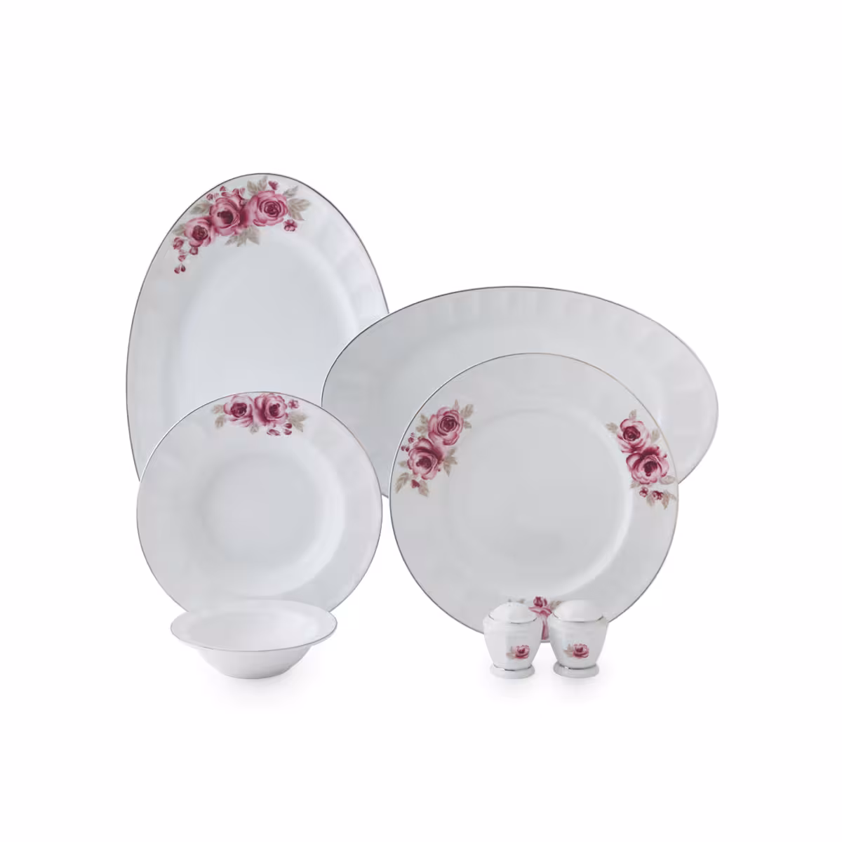 سرویس 29 پارچه 6 نفره طرح رز گاردن