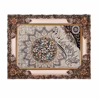 تابلو فرش ماشینی دنیای فرش طرح وان یکاد کد 305