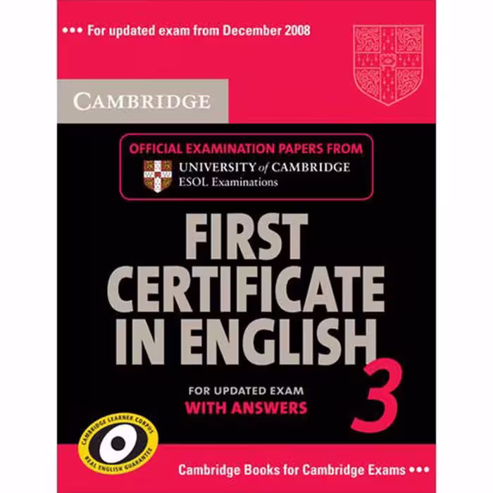 کتاب Cambridge First Certificate in English 3