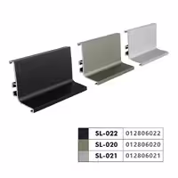 دستگیره مخفی کابینت L شکل شامپاینی 4 متری سارو کد SL-020