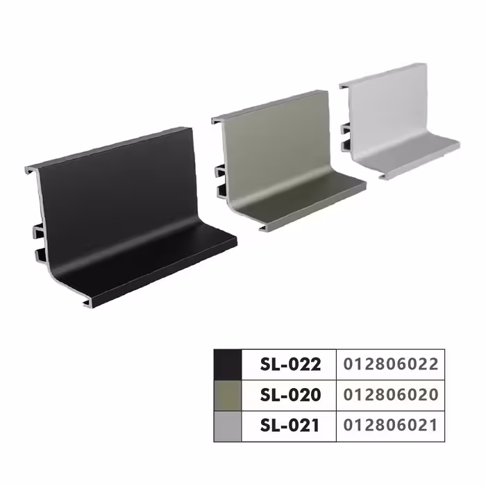 دستگیره مخفی کابینت L شکل شامپاینی 4 متری سارو کد SL-020