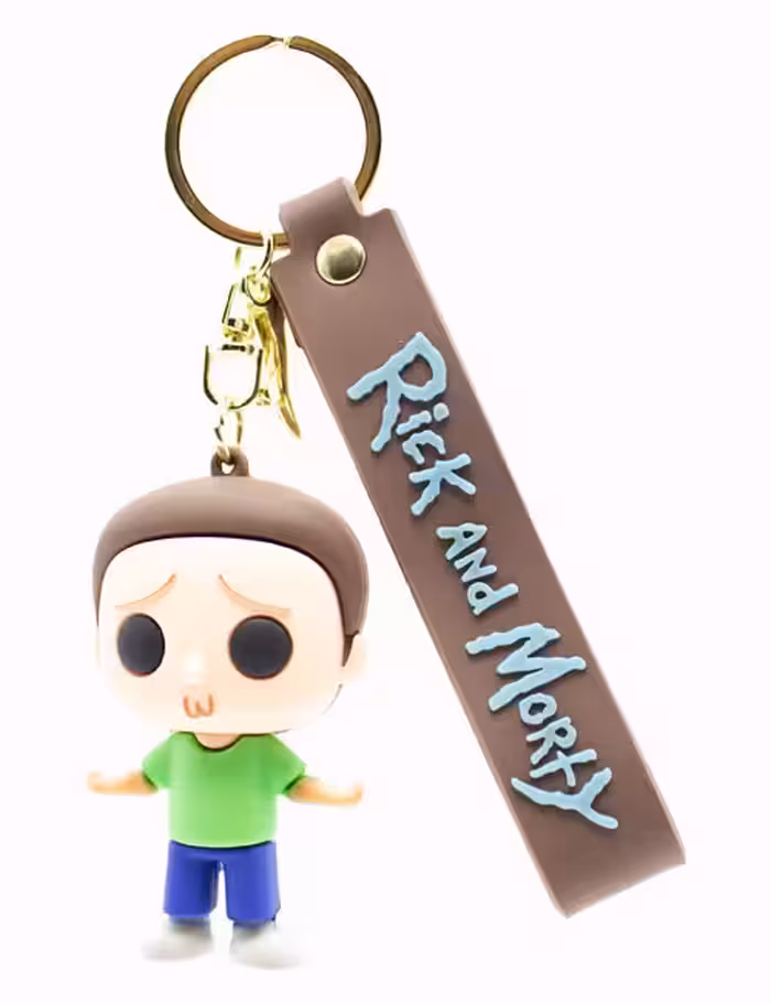 جاکلیدی سیلیکونی فانتزی طرح مورتی