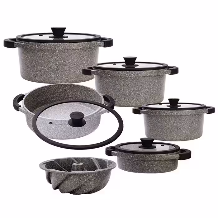 سرویس قابلمه 11 پارچه مونارک پلاس زرساب Zarsab