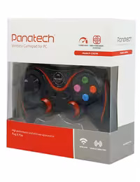 دسته بازی بی‌سیم شوک‌دار Panatech مدل P-G507W قرمز